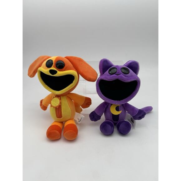 Dogday Catnap 8" Plush Poppy Playtime Smiling Critters PhatMojo 2024 Orange - Picture 1 of 4